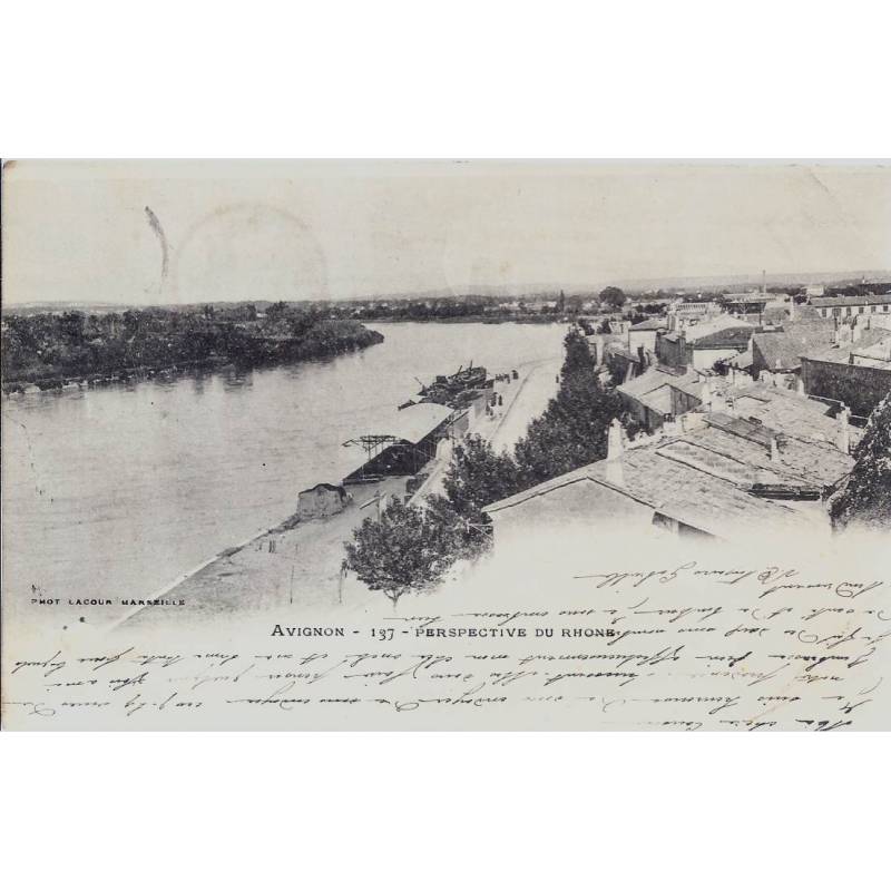 84 - Avignon - Perspective du Rhône