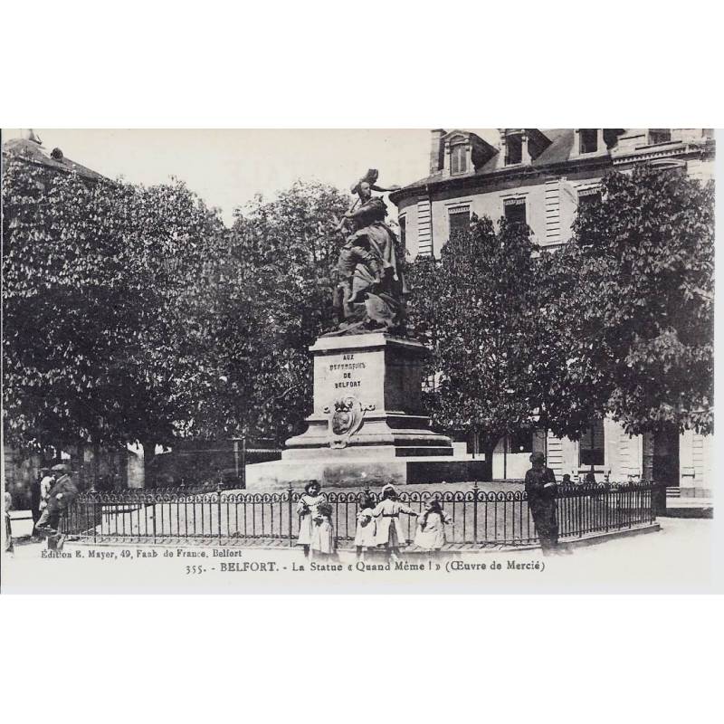 90 - Belfort - La statue "Quand-même !"