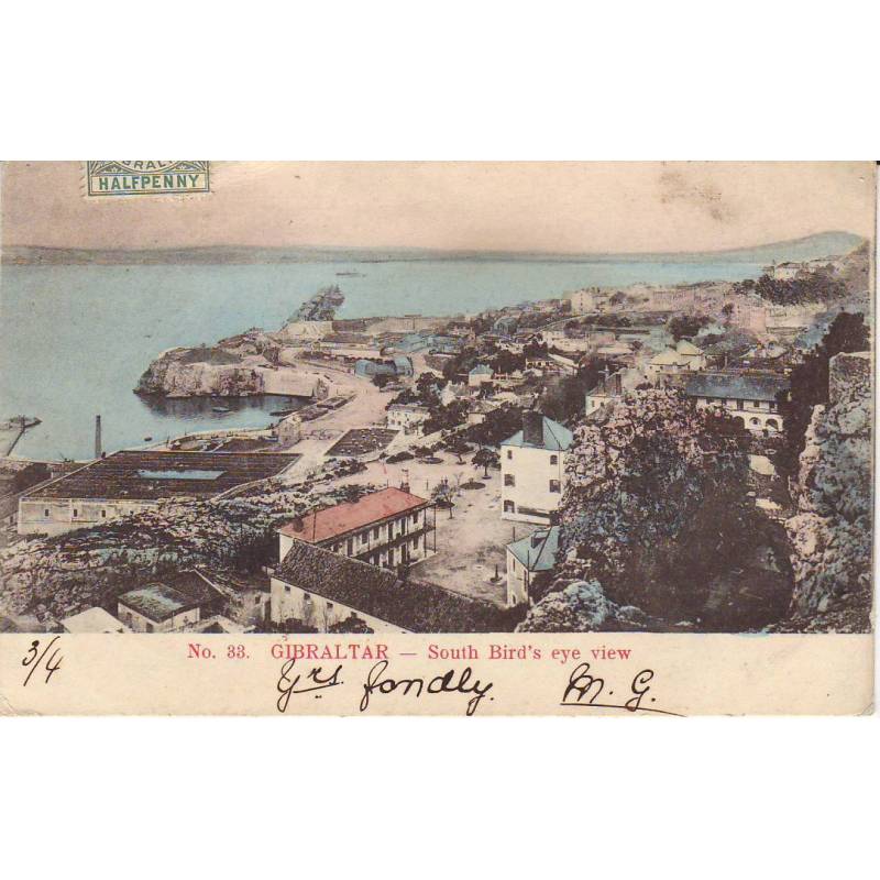 Gibraltar - South Bird's eye view - 1905