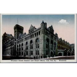Canada - Montreal - Windsor Street Station and...