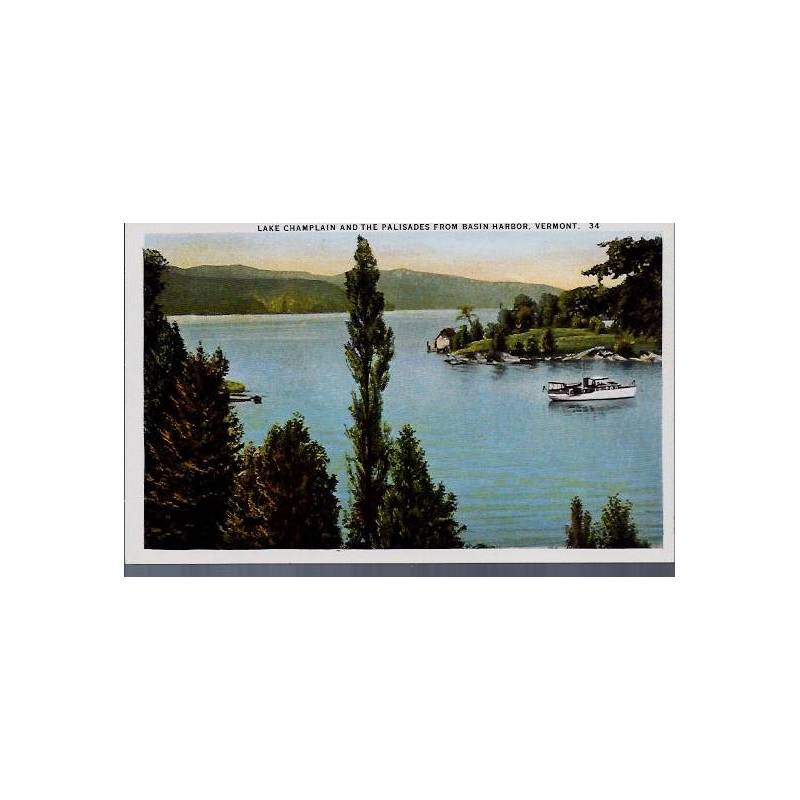 USA - Lake Champlain from Basin Harbor Vermont