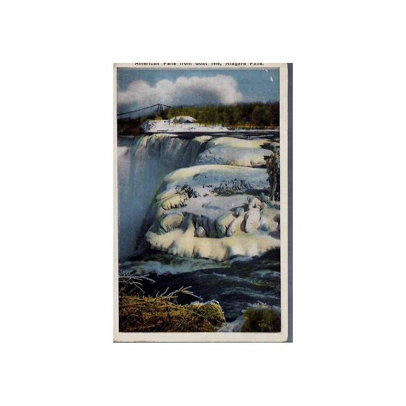 USA - American falls from Goat Isle Niagara falls