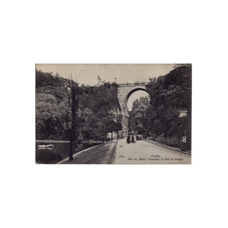 75 - Parc des Buttes Chaumont, le pont de Briques