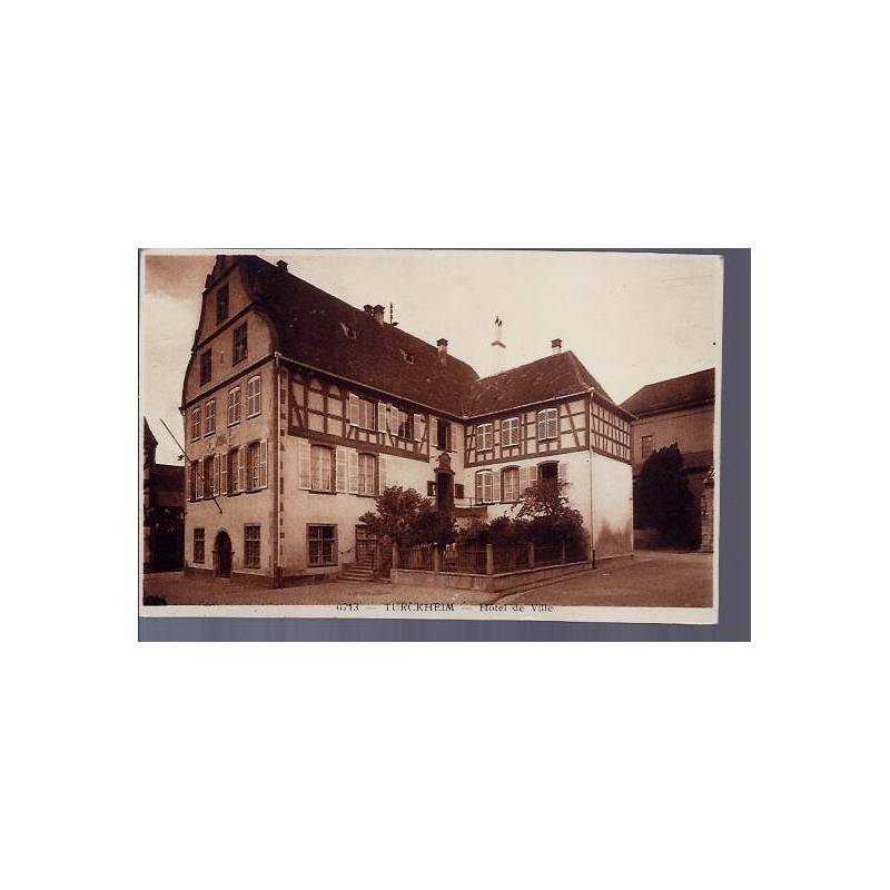 68 - Turckheim - Hôtel de ville - Non voyagé - Dos divisé