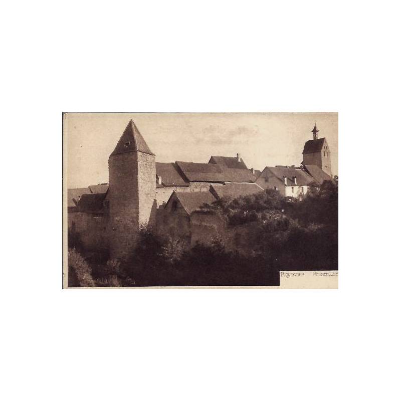 68 - Riquewihr - Reichenweier - vue des toits des maisons - non voyagé - Dos d