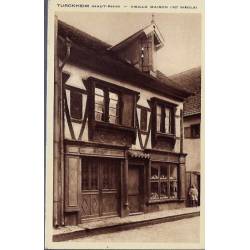 68 - Turckheim ( Haut-Rhin) - Vieille maison (16eme siècle) - Non voyagé - Dos