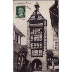 68 - Riquewihr - Le Dolder - clocher - Voyagé - Dos divisé