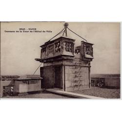 21 - Dijon - Terrasse de la tour de l'hôtel de ville - Non voyagé - Dos divisé
