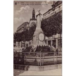 21 - Dijon - Place Grangier - Monument élevé à la mémoire de M.et Mme Grangier