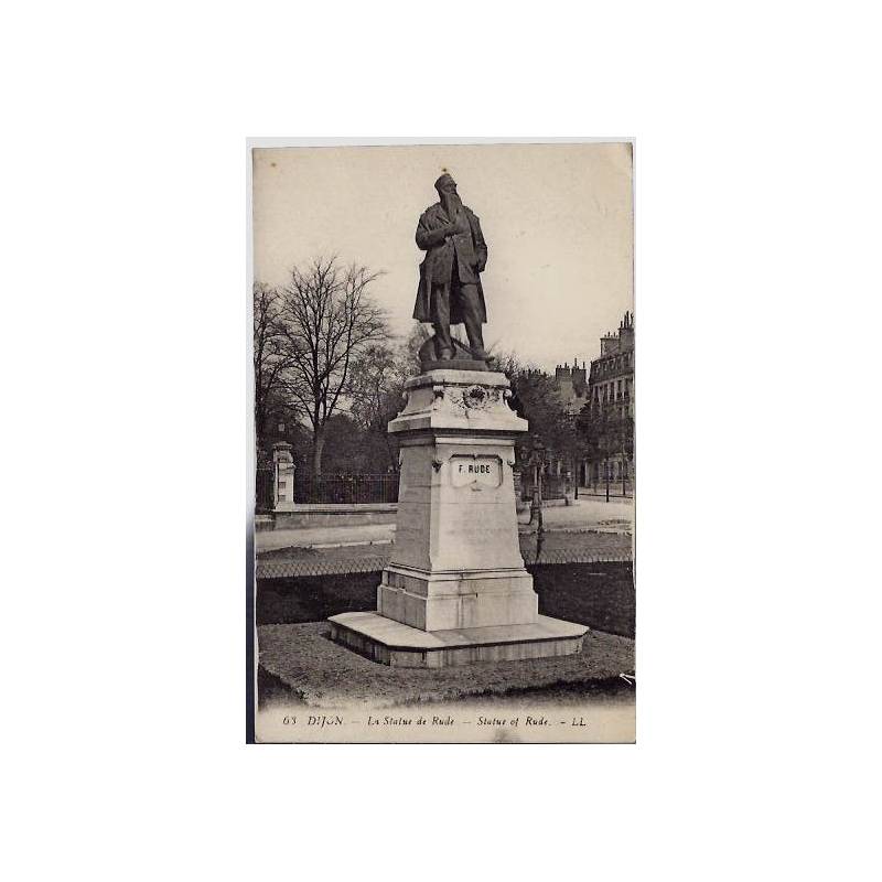 21 - Dijon - La statue de Rude - Satue of Rude - Non voyagé - Dos divisé