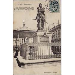 44 - Nantes - Cambronne - Statue - Voyagé -  Dos divisé