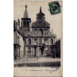 59 - Le Cateau - L'église - Voyagé - Dos divisé