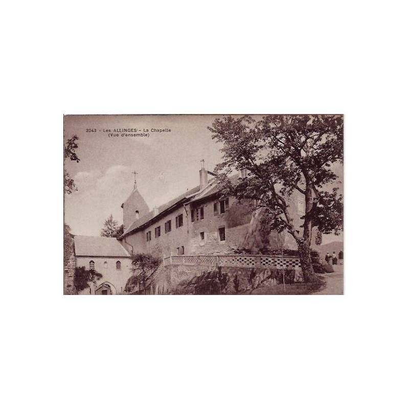 74 - Les Allinges - La chapelle - Vue d'ensemble - Non voyagé - Dos divisé