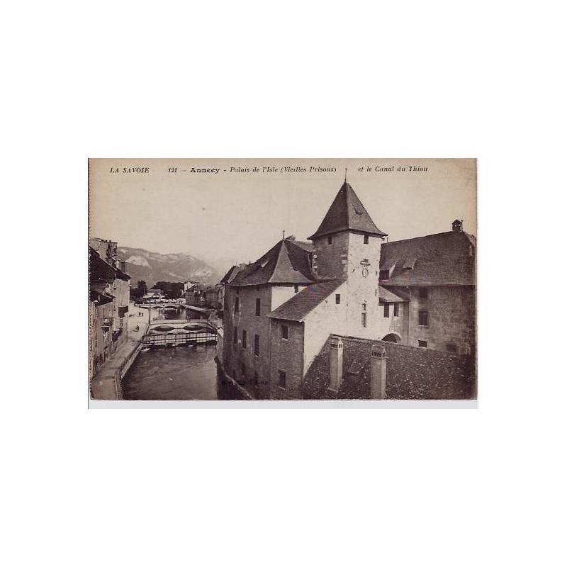 74 - Annecy - Palais de l'Isle ( vieille prisons) et le canal de Thiou - Non v