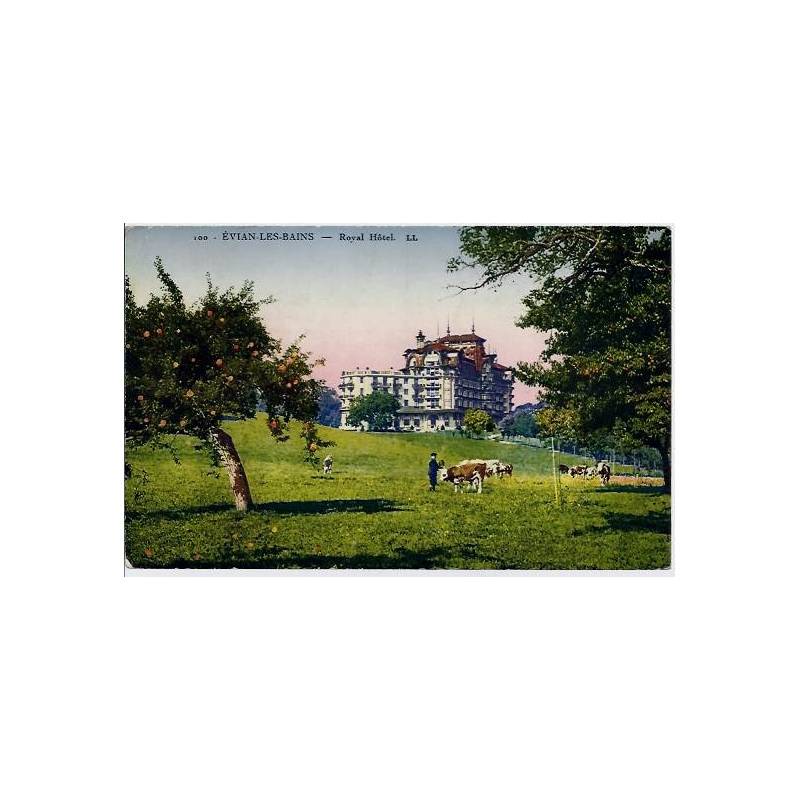 74 - Evian-les-Bains - Royal Hôtel - Voyagé - Dos divisé