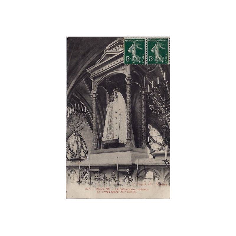 03 - Moulins - La cathédrale ( intérieur) - La Vierge Noire XIIIeme siècle -...