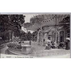 03 - Vichy - La terrasse du Casino - Voyagé - Dos divisé...