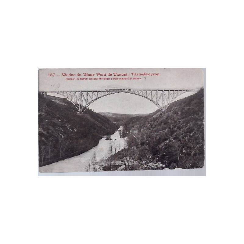 12- Viaduc du Viaur - Pont de Tanus -Tarn-Aveyron - Voyagé - Dos divisé...