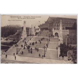 13 - Marseille - Escalier monumental de la gare St-Charles - Non voyagé - Do...