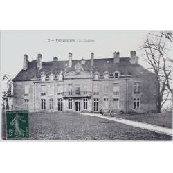 14 - Vendeuvre - le château - Voyagé - Dos divisé...