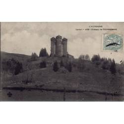 15 - Tournemire - Le château - Voyagé - Dos divisé...