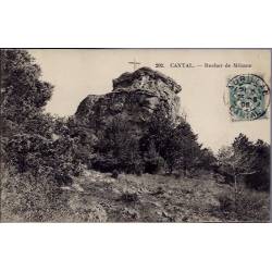 15 - Cantal - Rocher de Mézane - Voyagé - Dos divisé...