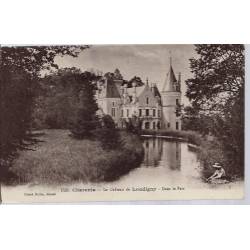 16 - Charente - le château de Londigny dans la parc - Non voyagé - Dos divis...