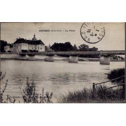 21 - Seurre - Le pont - Voyagé - Dos divisé ...