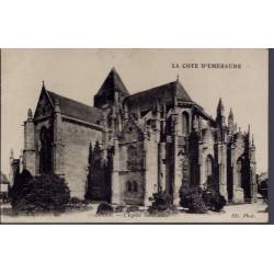 22 - Dinan - l'église Saint-Malo - Voyagé - Dos divisé...