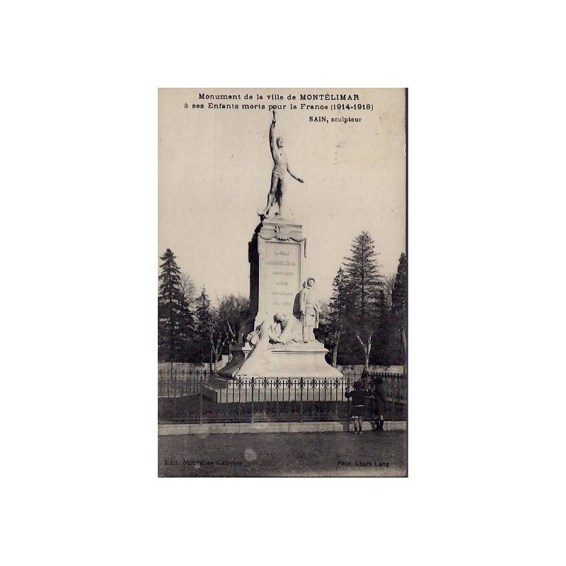 26 - Montélimar - Monument de la ville - à ses enfants morts pour la France...
