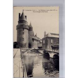 37 - Langeais - Le château - tour d' angle côté Nord - Non voyagé - Dos div...