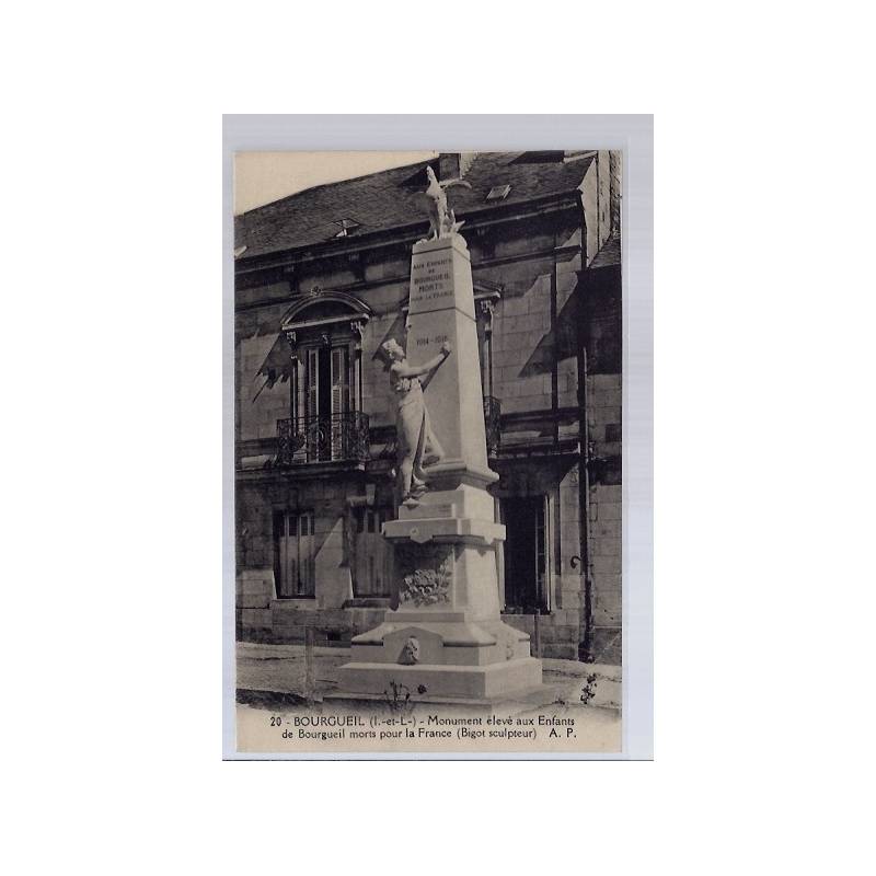 37 - Bourgueil - Monument élevé aux enfants de Bourgueil morts pour la Fran...