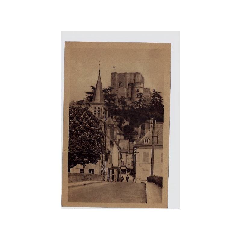 41 - Montrichard - Rue du pont - le château et l' église - Voyagé - Dos div...