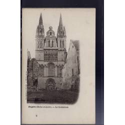 49 - Angers - La cathédrale - Non voyagé - Dos non divisé...