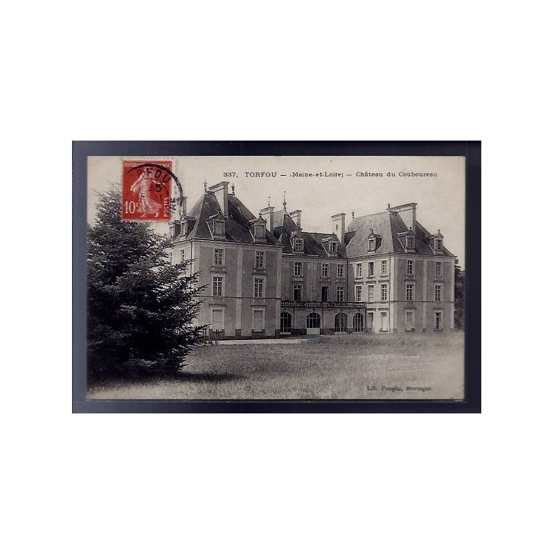 49 - Torfou - Château du Couboureau - Voyagé - Dos divisé...