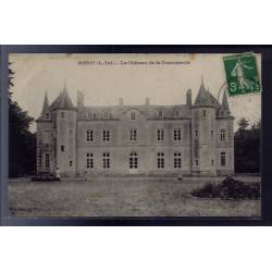 49 - Héric - le château de la Courosserie - Voyagé - Dos divisé...