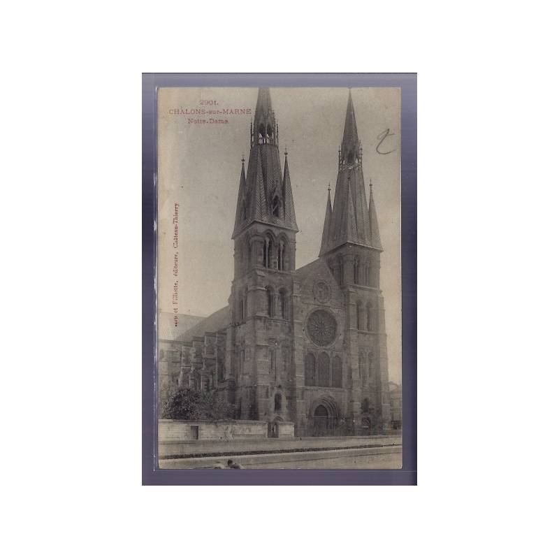 51 - Châlons-sur-Marne - Eglise Notre-Dame - Non voyagé - Dos non divisé
