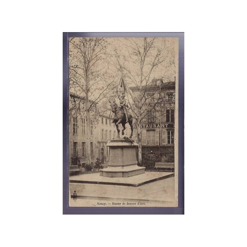 54 - Nancy - Statue de Jeanne d' Arc - Non voyagé - Dos non divisé
