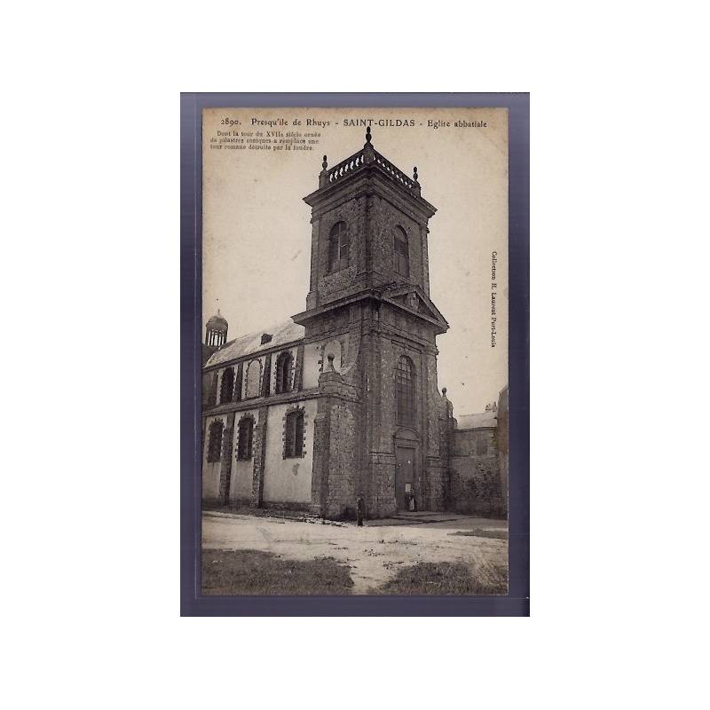 56 - Presqu'ile de Rhuys - Saint-Gildas - Eglise abbatiale - Non voyagé - Dos