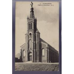 59 - Valenciennes - L' église du Sacré-Coeur - Voyagé - Dos divisé