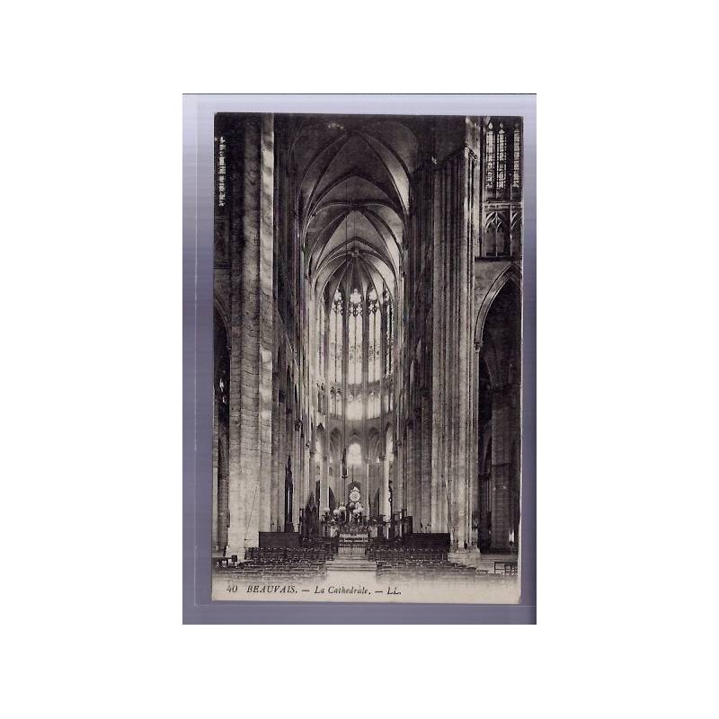 60 - Beauvais - La Cathédrale - Voyagé - Dos divisé