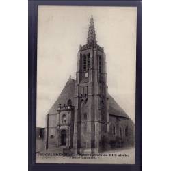 62 - Fauquembergues - église ogivale du XIIIe siècle - flèche dentelée - Voya
