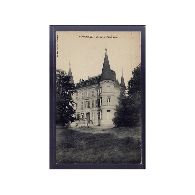 62 - Wirwignes - château du Quenneval - Non voyagé - Dos divisé