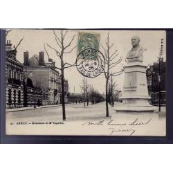 62 - Arras - Monument de Mr Legrelle - Voyagé - Dos non divisé