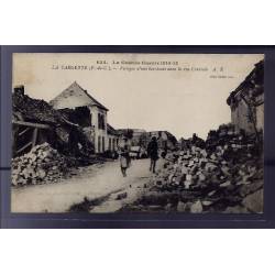 62 - La Targette - La Grande Guerre 1914-1915 - Vestiges d'une barricade dans