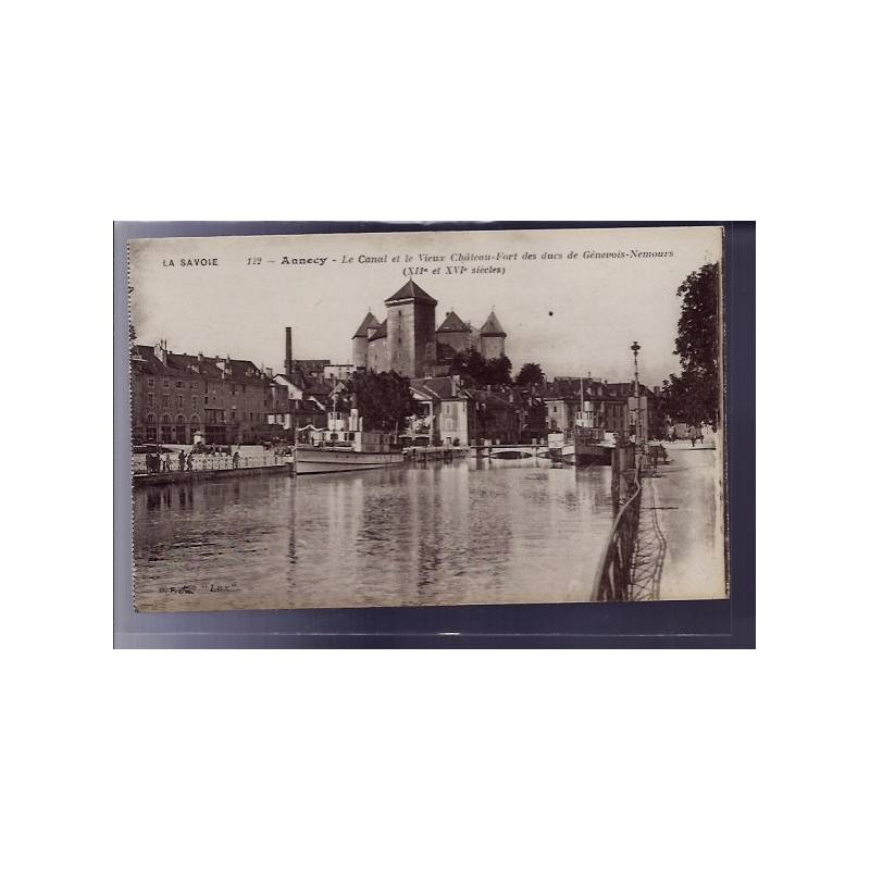 73 - Annecy - Le Canal et le vieux château-Fort des ducs de Génevois-Nemours 