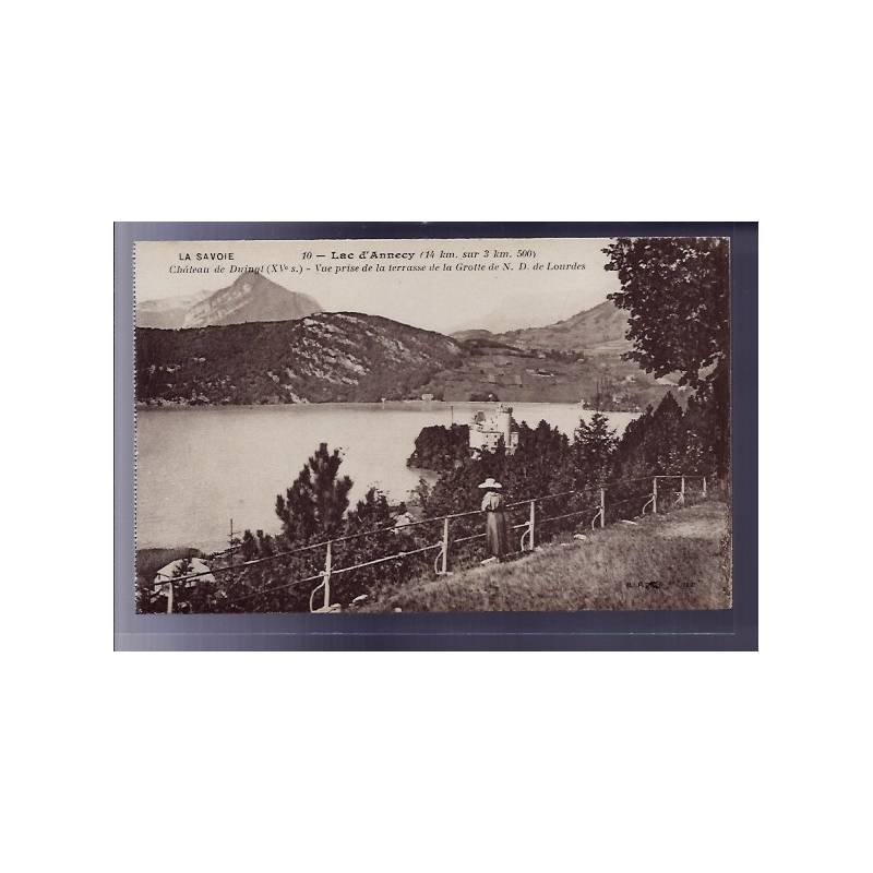 73 - Le Lac d' Annecy - Château de Duingt - vue prise de la terrasse de la gr