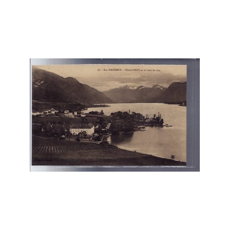 74 - Lac d' Annecy - Talloires et bout du lac - Non voyagé - Dos divisé