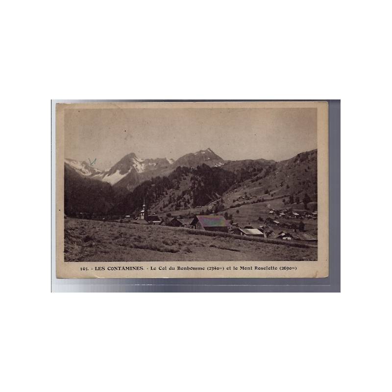 74 - Les Contamines - le Col du bonhomme 2340m et le Mont Roselette 2690m - V