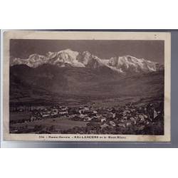 74 - Sallanches et le Mont-Blanc - Voyagé - Dos divisé